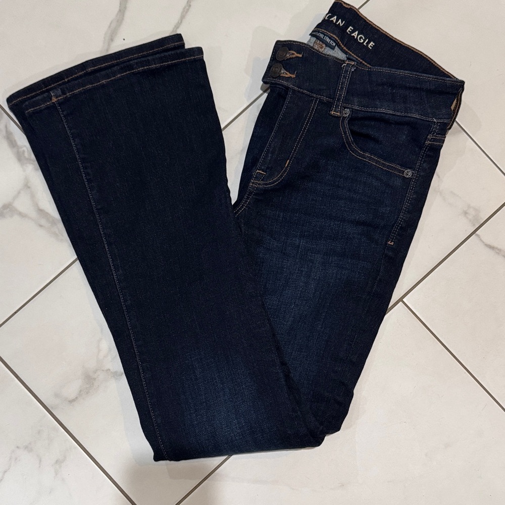 American Eagle Outfitters Women's Deep Indigo Skinny Jeans
